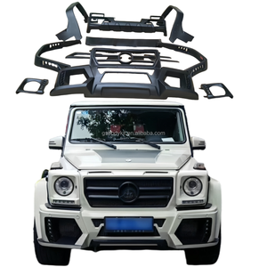 W463 WD Kit carrosserie G500 G55 <span class=keywords><strong>G53</strong></span> G55 G550 Amgbs Kit carrosserie large Pare-chocs avant Pare-chocs arrière Protection latérale Couvre roue Hood1998-2018 avant - Product Image 1