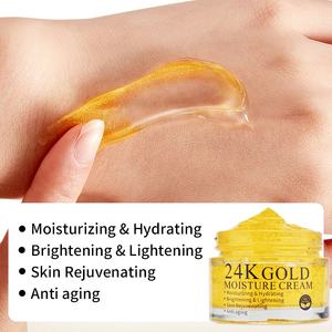 Private <b>Label</b> Natural Organic Moisturizer Skin Care Products Whitening Anti Wrinkle 24K Gold Face Cream - Product Image 4