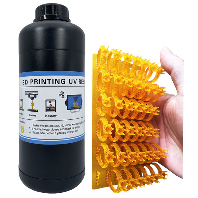 Liquid Photopolymer Resin Jewelry 3D Printer Castable Resin for  4K/8K LCD/DLP/SLA 3D Printer 405nm Wavelength Casting Resin