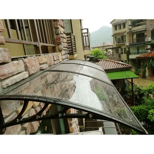 Toldo de policarbonato transparente para la entrada de la casa, sombrilla para puerta, toldo, canalón, gran oferta - Product Image 1