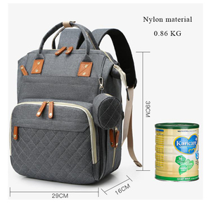 Sac à langer multifonctionnel pour bébé Sac à langer pour maman Sacs à langer pour bébé avec sangles pour poussette Sac à langer sac à dos - Product Image 3