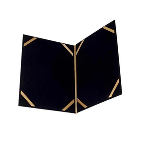 Hộp Đựng Giấy Chứng Nhận Tốt Nghiệp Bằng Da PU Hai Mặt A4 Màu Đen Tùy Chỉnh Bìa Đựng Giấy Chứng Nhận Bằng Nhung - Product Image 3