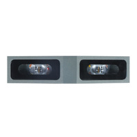 Lampe murale d'extérieur étanche en aluminium pour couloir d'hôtel, design triangulaire trapézoïdal, LED pour fenêtre et cadre de porte