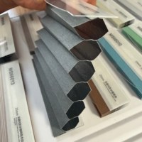 Rouleau de tissu occultant alvéolé plissé pour stores, rideaux, décoration intérieure, hôtels et bureaux