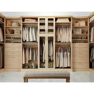 Muebles de Dormitorio, Diseño Moderno, Puerta de Vidrio, Armario de Madera, Vestidor, Material de Muebles Duradero, Madera - Product Image 6