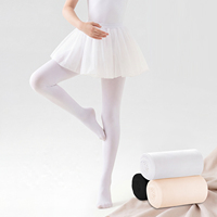 Medias de Ballet de Nailon 60D sin Costuras, Transpirables y Antipilling para Niñas, para Danza, Gimnasia y Práctica de Ballet
