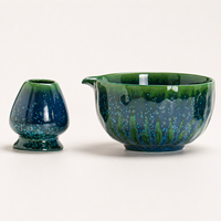 Bol à matcha en céramique artisanal avec logo personnalisé OEM, élégant bol en porcelaine Chawan pour la cérémonie du matcha