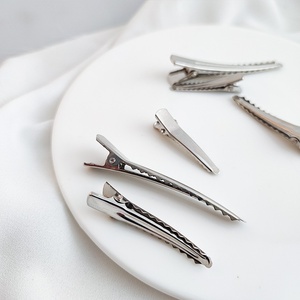 Haarspeld voor het maken van sieraden, enkelvoudige alligatorhaarspeld met tandjes, blanco basis voor DIY haarspelden - Product Image 3