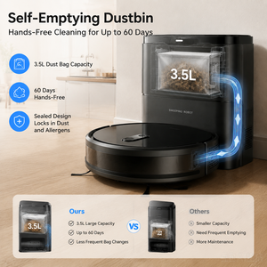 Robot Aspirador con Navegación Giroscópica GS1-D, Control por Aplicación WiFi Tuya, para Pisos Duros y Pelo de Mascotas, al Mejor Precio - Product Image 3