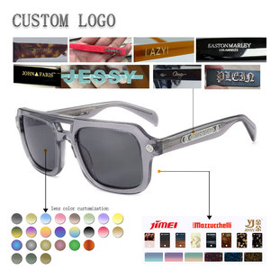 Unisex <b>Rectangle</b> <b>Sunglasses</b> Full Rim <b>Black</b> Frame Gradient Lenses 100% UV Protection Casual Adult Style - Product Image 2
