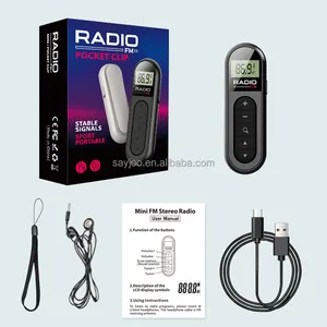 Multi Band Small Rechargeable Digital Fm Mini Pocket Radio