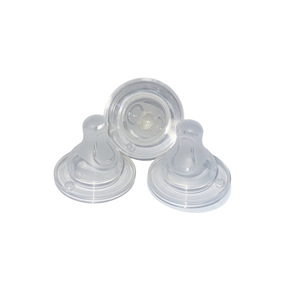 Sortie d'usine bébé <span class=keywords><strong>biberon</strong></span> à large bouche <span class=keywords><strong>avec</strong></span> mamelon en silicone givré tête <span class=keywords><strong>plate</strong></span> douce et sensation réelle lait maternel Durable naturel - Product Image 2