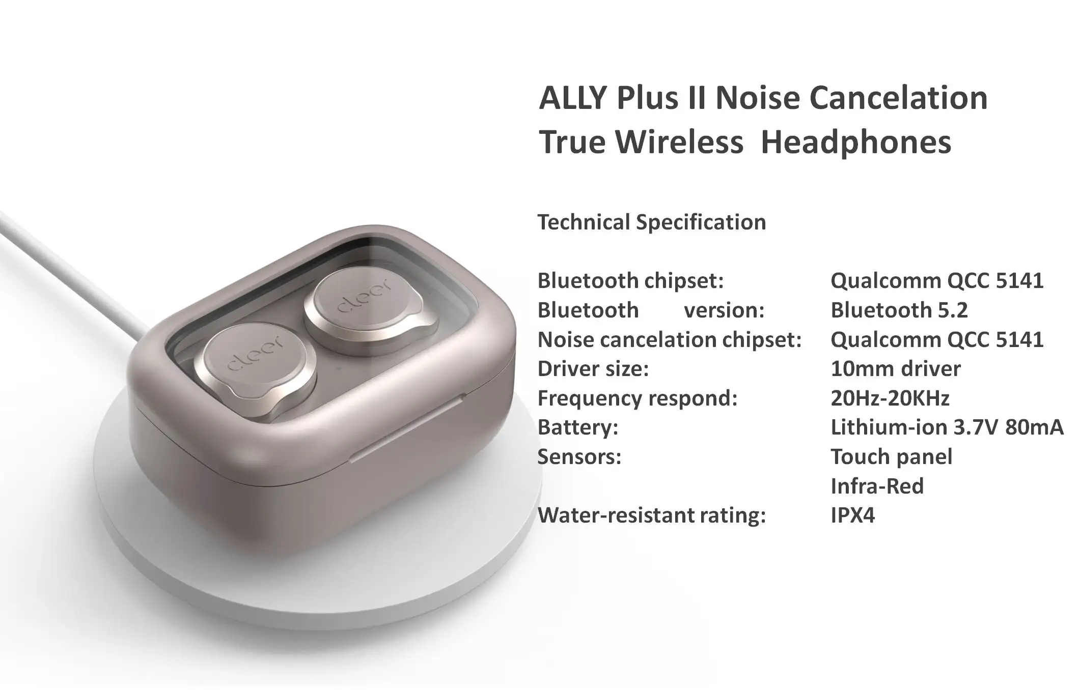 Ally Plus II yeni HiFi oyun kulaklığı Alien tasarım kulak cep telefonu TWS kulakiçi 3D Surround Stereo kablosuz Bluetooth kulaklık