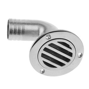 Desagüe Curvo de Acero Inoxidable de 32/38 mm con Rosca, Herraje Marino Industrial Anticorrosión, Forma Circular - Product Image 4
