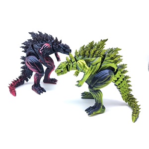 Dinosauro <span class=keywords><strong>Godzilla</strong></span> Muscoloso Stampato in 3D con Articolazioni Mobili in Materiale PLA, Adatto per Modelli Creativi e Regali per Uomini - Product Image 4