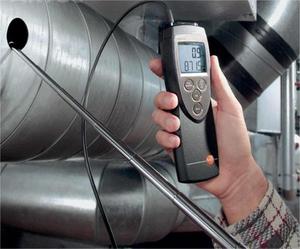 เครื่องวัดความเร็วลมแบบเทอร์มอลเทสโต 425 ของเยอรมัน วัดความเร็วลมและคำนวณปริมาณอากาศโดยอัตโนมัติ - Product Image 6