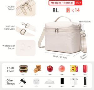 Custom Factory <b>Insulated</b> <b>Lunch</b> Bags Cooler Bag Lightweight Nylon Waterproof <b>Lunch</b> <b>Box</b> for Work - Product Image 2