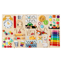 Tableau d'activités multifonctionnel pour la maternelle, panneau mural sensoriel pour développer la motricité