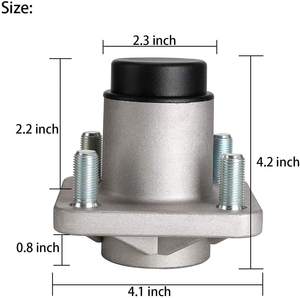 EZGO RXV 2008년 이후 가솔린 및 전기용 골프 카트 앞바퀴 허브 어셈블리, OEM #   609603 # 600001 - Product Image 5