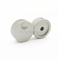 32mm düz tam alüminyum mat siyah gümüş kırmızı renkler ses amplifikatörü pre-amp ekipmanları parmak krank 6mm döner kontrol düğmesi