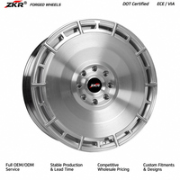 Jantes en alliage forgé ZKR 5x114.3 5x120 18-26 pouces compatibles avec BMW Mercedes-Benz Land Rover Rolls-Royce Urus Corvette Tesla Cadillac