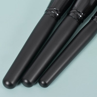 Kit de Pinceaux de Maquillage de Luxe Noir 15 Pièces pour Poudre Libre, Fard à Paupières, Blush – Personnalisable OEM ODM