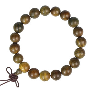 Green Sandalwood <b>Bracelet</b> 1.0mm Single Strand Hand Polished Unisex Everyday Wear Cultural Jewelry - Product Image 5