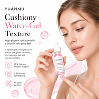 Traitement hydratant pour les lèvres de nuit, sérum exfoliant pour les lèvres à l'acide hyaluronique PHA, pour les lèvres sèches et rugueuses, hydratation quotidienne, douceur