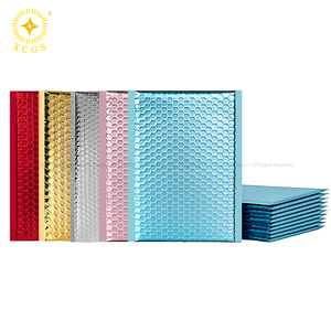 Bolsas de burbujas de polietileno aluminizadas, bolsas de burbujas de papel impermeable para embalaje postal y de regalo, sobres de envío acolchados - Product Image 2