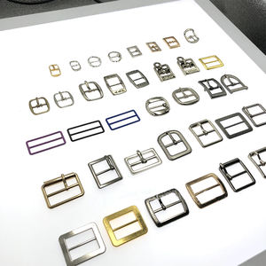 Pieghe in lega a più stili con fibbia quadrata con fibbia a scorrimento per parti di borse per borsa e cinturino fibbie regolabili - Product Image 3