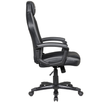 Fauteuil de jeu ergonomique pivotant en cuir PU, avec vérin à gaz à 3 positions et options multicolores pour un confort de longue durée