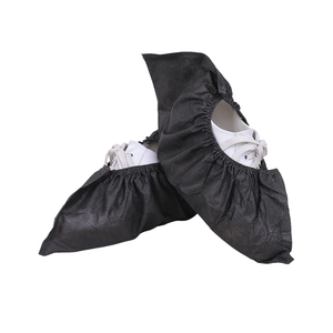 Protège-chaussures <span class=keywords><strong>jetables</strong></span> en PP 35g bleus, longs jusqu'au genou, avec embout en acier, anti-poussière, fermeture à élastique, personnalisables OEM, prix usine - Product Image 3