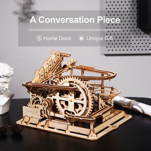 Robotime <span class=keywords><strong>Rokr</strong></span> Jouets à assembler faits à la main DIY LG501 Circuit de billes Puzzles en <span class=keywords><strong>bois</strong></span> 3D pour la vente en dropshipping - Product Image 3