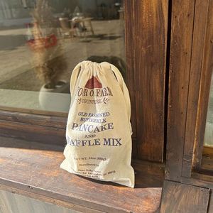 Factory Wholesale Reusable Bread Storage <b>Pouch</b> Promotion Natural Cotton <b>Drawstring</b> Bag - Product Image 1