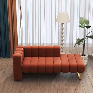 Sillón de Salón de Terciopelo, Sofá Perezoso Tipo Concubina, Cama Tipo Concubina - Product Image 3