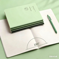 Cahier de composition A5 simple en PU/PVC/PP/papier, imprimé offset, avec 36 feuilles, pour étudiants du collège et du lycée, reliure cousue