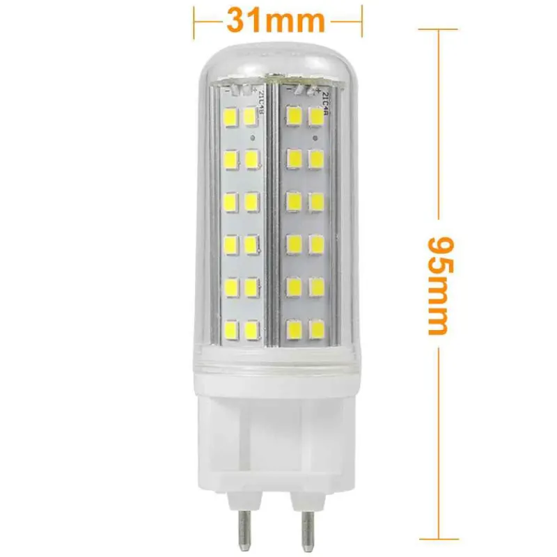 Corpo de alumínio para PC 12W base g12 lâmpada led g12 10w luz led g12 lâmpada gu12 led