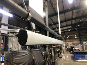 120-inch sang trọng 4k rạp hát tại nhà có động cơ Màn hình máy chiếu điện tesnion với định dạng 16:9 mờ màu xám - Product Image 6