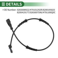 Capteur de vitesse ABS BST pour Renault Clio Euro/Logan/Sandero 2004-2021 Système de freinage antiblocage Nouveau No.0265008922/479101292R