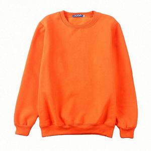 Pulls unisexes à col rond de très haute qualité avec intérieur en polaire, motif uni, saison automne, offre ODM - Product Image 2