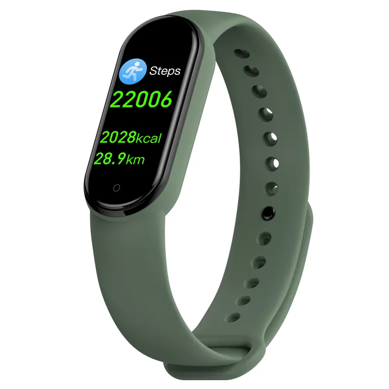 Blood Pressure Fitness Tracker Band 5 Watches M5 Watch Bracelets Ce Rohs Mi Heart Rate Monitors Smart Bracelet