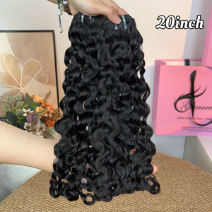 Lot de 12 mèches bouclées caribéennes en gros, 100g par paquet, extensions super double drawn 100% cheveux humains, vente chaude - Product Image 4