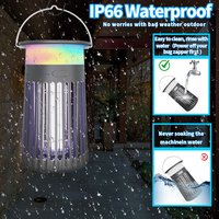 Lampe anti-insectes intelligente extérieure étanche OEM ODM personnalisée, tue-moustiques électrique UV LED solaire à batterie en ABS
