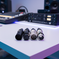 Adaptateurs de connecteurs mâles TRS 3,5 mm personnalisés, plaqués or, en alliage de zinc, avec prise jack stéréo 1/4 TRS, IP67, pour guitares/instruments audio
