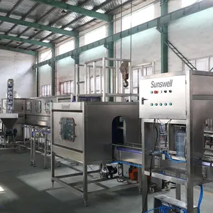 Water Bottle Capping Machine Price Auto Linear Type 5 Gallon 20L Bottle Barrel Drinking Water Washing Filling Capping Sealing Labeling Line Machine