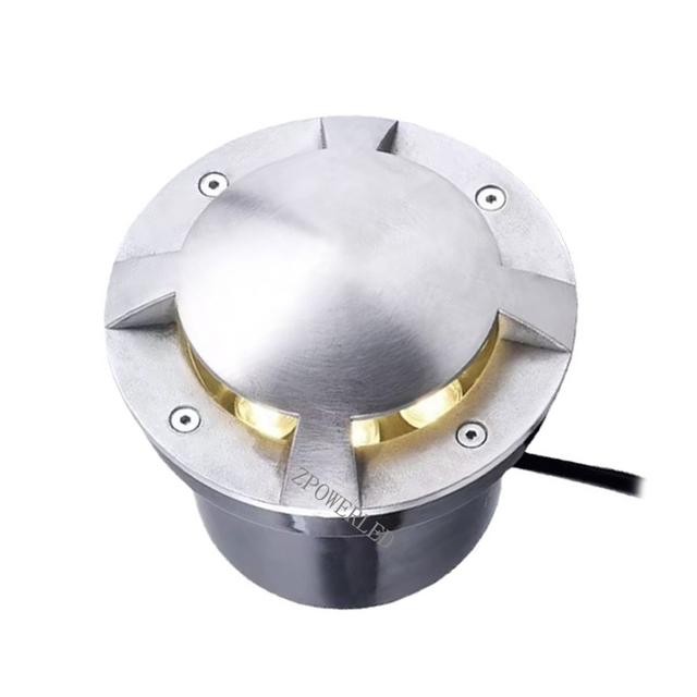 Outdoor Waterproof IP67 Aluminum Housing Stainless Steel Surface 15W Four Beam Surface Underground Driveway Led Lights