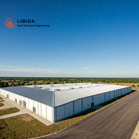 Bâtiment frigorifique industriel géant en acier isolé et épaissi pour le stockage alimentaire à température constante