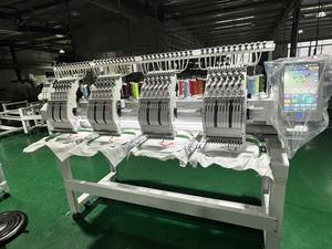 Máquina de Bordar Computarizada de Alta Velocidad con 4 Cabezales para Gorras y Bordado Plano, Máquina de Bordar Industrial Plana - Product Image 2