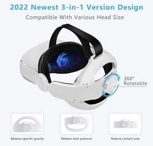 <span class=keywords><strong>Casque</strong></span> de remplacement <span class=keywords><strong>VR</strong></span> monté sur la tête adapté à <span class=keywords><strong>Oculus</strong></span> <span class=keywords><strong>Quest</strong></span> <span class=keywords><strong>2</strong></span> Elite, autonomie de la batterie de 10000 mAh, bandeau électrique <span class=keywords><strong>Meta</strong></span>, lunettes <span class=keywords><strong>VR</strong></span> - Product Image 3