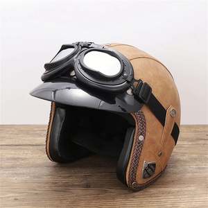 Lunettes de Pilote Steampunk Classiques Vintage 2025 pour Hommes et Femmes, Lunettes de Cyclisme et de Moto en Cuir Coupe-Vent pour l'Extérieur - Product Image 2